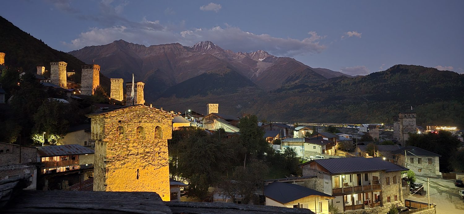 Svaneti village and towers, Georgia