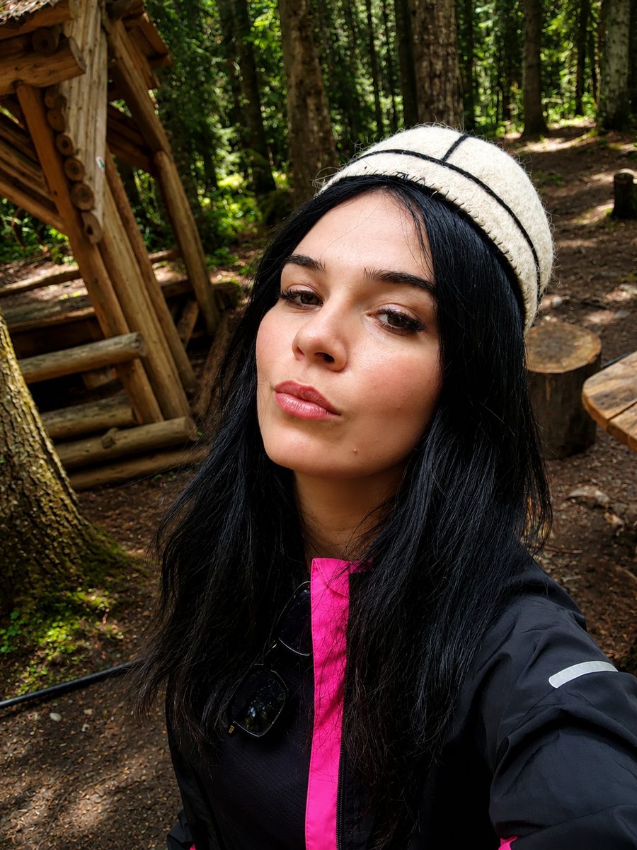 Portrait of Mari, Justvia guide in Svaneti, Georgia